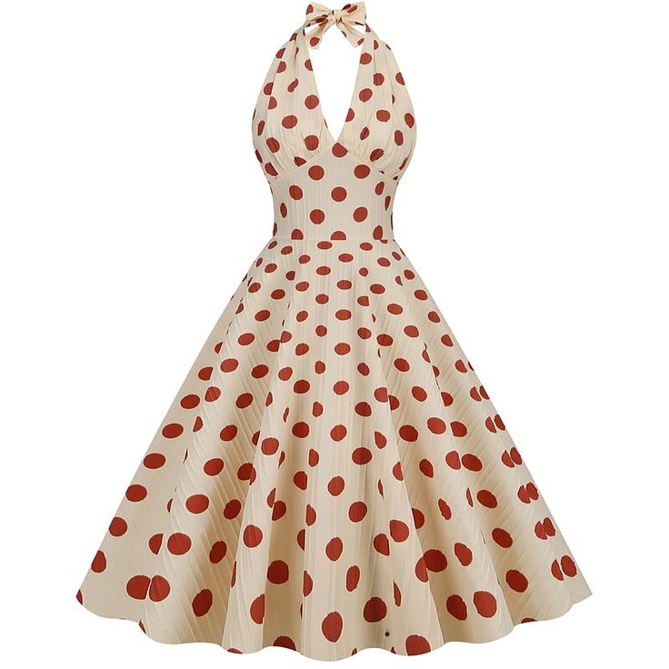 Robes Vintage, Hepburn Style, 1950s Style, 50s Dresses, 1950s Dress, 1950s Fashion, Mode Vintage, Polka Dot Dress, Retro Dress