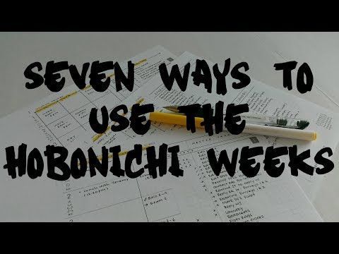 seven ways to use the hobonchii week's pen on top of papers