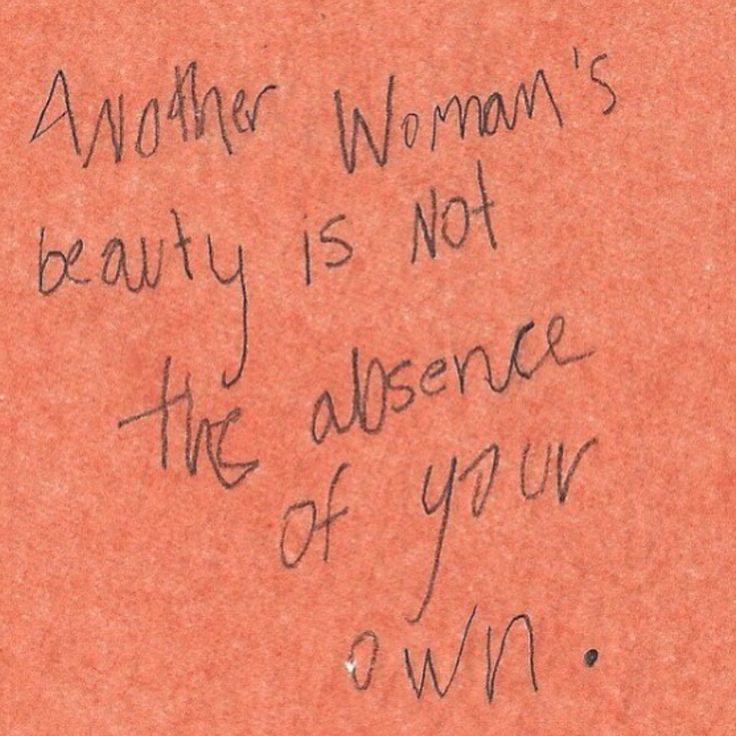 someone wrote this on the wall in front of their house that says another woman's beauty is not the presence of your own