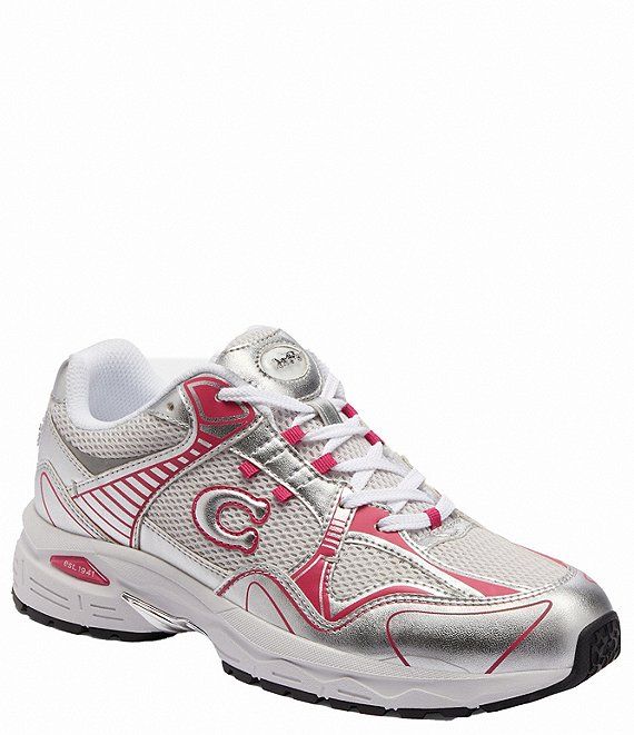 COACH C301 Low Top Mixed Media Lace-Up Sneakers | Dillard's Shoe Business, Fall Wishlist, Fire Shoes, Clothing Wishlist, Coach Sneakers, Chill Fits, Fresh Shoes, Cute Sneakers, Hype Shoes