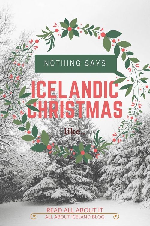 the cover of nothing says, iceland christmas is it's all about ice and snow