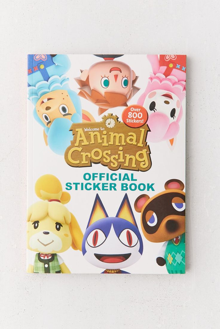 an animal crossing official sticker book