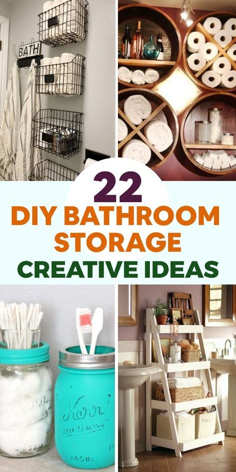 bathroom storage ideas that are great for small spaces