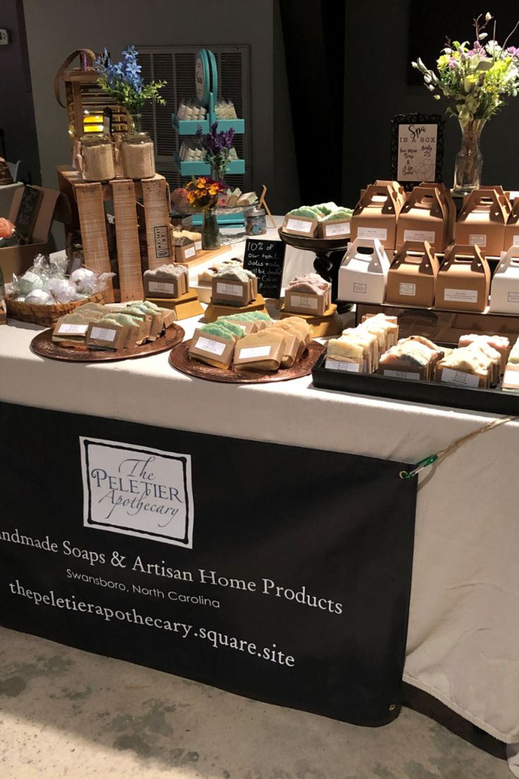 a table covered with lots of different types of food