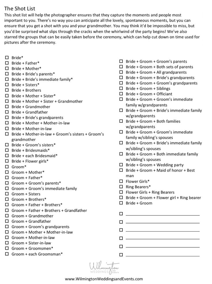 a printable list with words and pictures on it