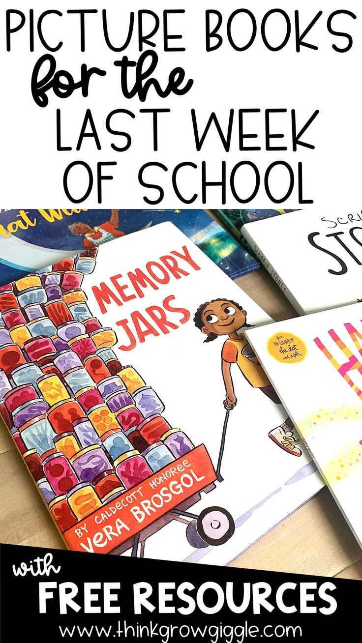 books for the last week of school with free resources