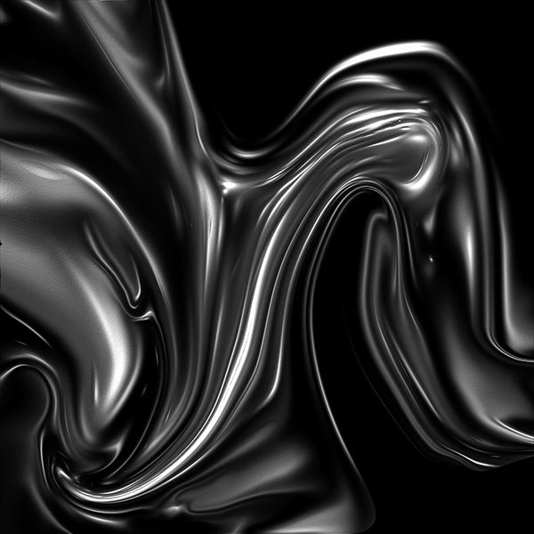 an abstract black and white background with wavy lines