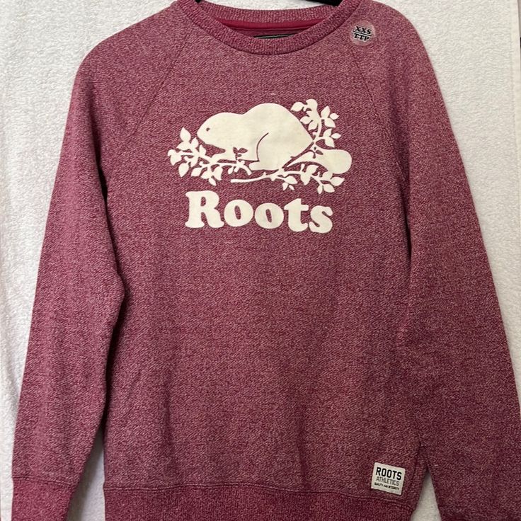 Nwt Roots Crew Neck Sweater, Size Xxs, Super Soft Exclusive Fleece, Iconic Logo On Front. Cotton/Polyester. Pit To Pit 18.5”, Length 25.5”. Logo Cotton Sweater For Fall, Fall Cotton Sweater With Logo, Winter Cotton Tops With Logo, Winter Relaxed Fit Sweater With Logo, Fitted Cotton Casual Sweatshirt, Sporty Logo Sweater For Winter, Casual Logo Sweater For Streetwear, Fall Sweater With Logo Detail And Relaxed Fit, Winter Tops With Logo Detail And Relaxed Fit