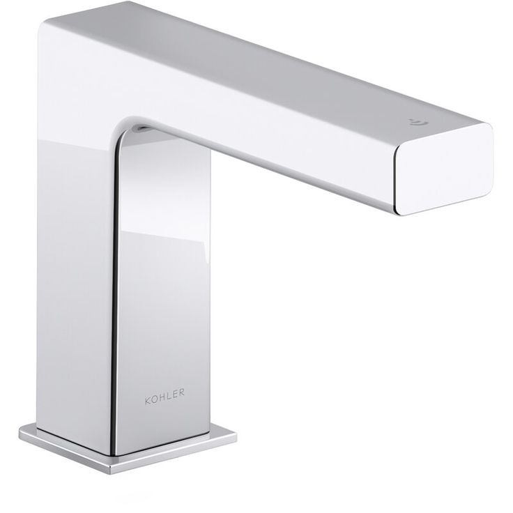 the modern faucet is designed to be clean and ready for use