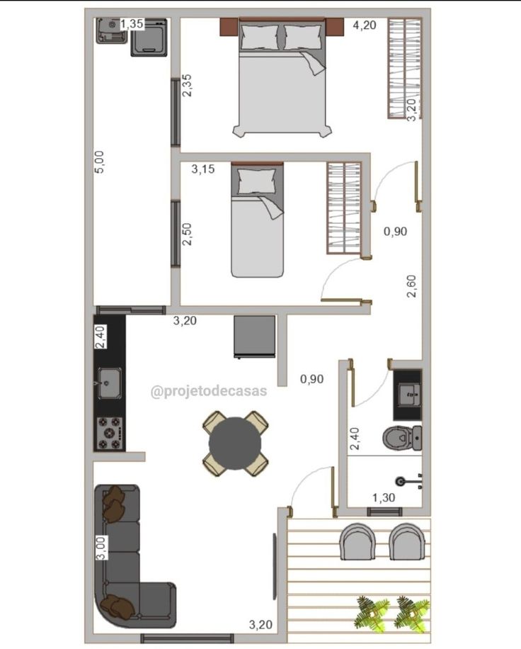 the floor plan for a small apartment with an open living room and dining area in it