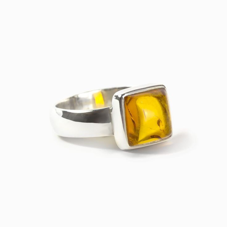 Amber Ring Amber Jewelry With Large Stone For Anniversary, Modern Yellow Ring Jewelry, Adjustable Amber Open Ring Jewelry, Amber Jewelry With Large Stone As Gift, Modern Amber Rings For Anniversary, Citrine Ring With Rectangular Stone For Gift, Citrine Rings With Rectangular Stone For Gift, Modern Amber Jewelry For Anniversary, Spiritual Amber Citrine Rings