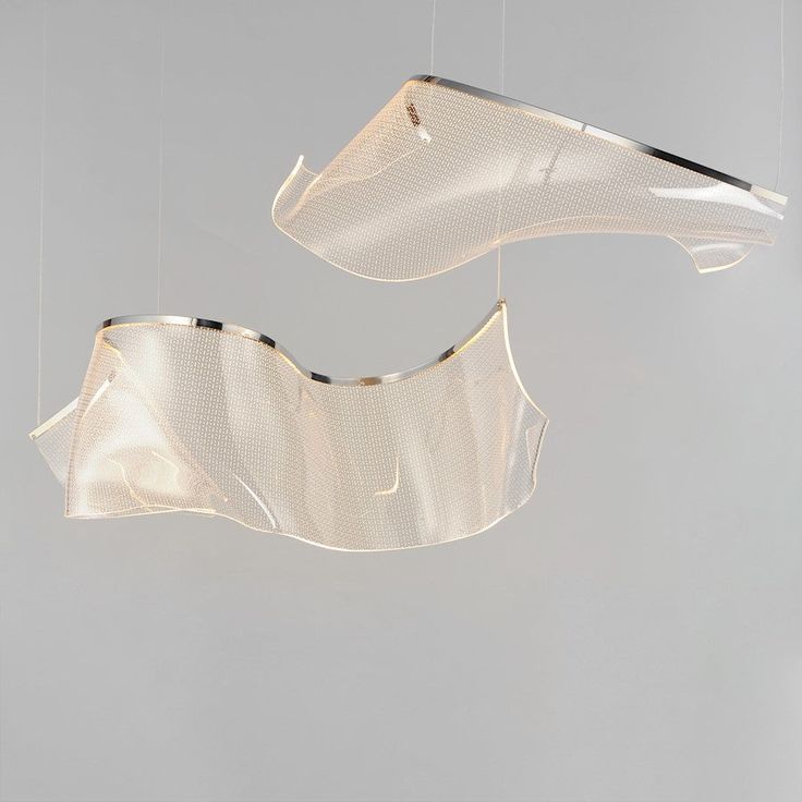 two suspended lights in the shape of shoes