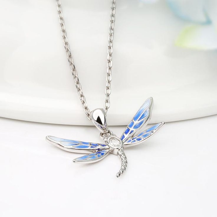 A Flying Blue Dragonfly Silver Necklace you can carry everywhere you go, while at the same time you display your support and love for this unique animal. This is perfect for you, or as a gift for a loved one. Limited stock, get yours before they're gone Product details: Material : 925 Sterling Silver Necklace Size: L 0.98'' x W 0.75'' x T 0.05'' (25 mm x 19.3 mm x 1.5 mm) Chain Length: 16.14'' + 1.96'' ( 41 cm +5 cm ) (Included) Free Worldwide Shipping + 100% Money-Back Guarantee Help us raise a Adjustable Blue Necklace For Her, Adjustable Blue Necklace As A Gift For Her, Light Blue Pendant Necklace As Gift, Light Blue Pendant Necklace For Gift, Personalized Blue Necklace For Her, Personalized Blue Necklace As A Gift For Her, Personalized Blue Necklace Gift For Her, Nickel-free Blue Dragonfly Jewelry, Light Blue Sterling Silver Necklace Gift