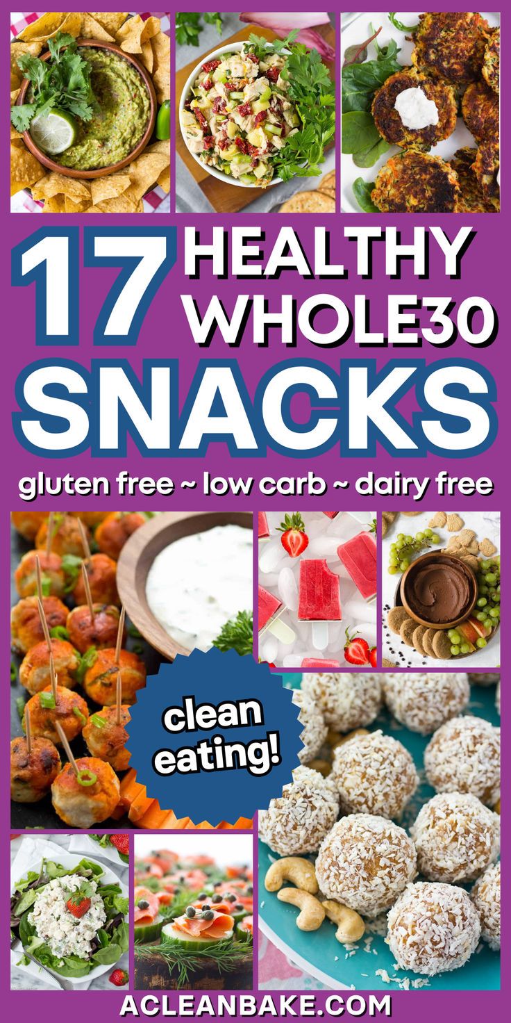 healthy whole 30 snacks that are low carb, dairy free and gluen