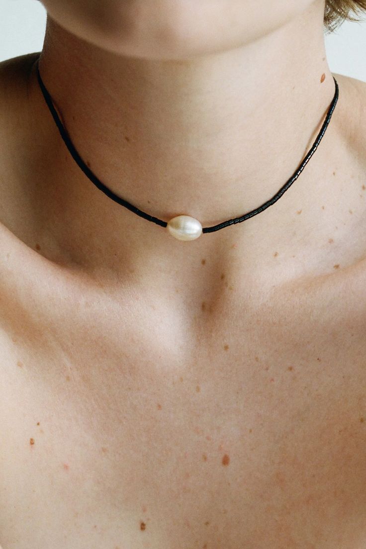 Mermaid Choker | Sophie Buhai Pearl Necklace With Tiny Beads For Gifts, Minimalist Handmade Pearl Jewelry, Adjustable Tiny Beads Pearl Necklace, Adjustable Pearl Necklace With Tiny Beads For Gifts, Handmade Minimalist Pearl Jewelry, Single Strand Pearl Choker With Round Beads, Pearl Single Strand Choker With Round Beads, Handmade Pearl Choker With Round Beads, Handmade Minimalist Baroque Pearl Jewelry