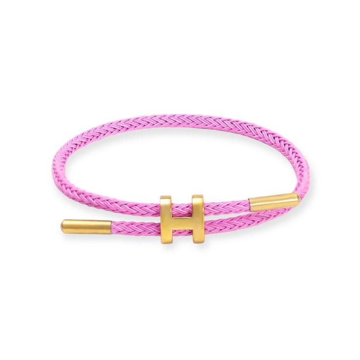 New No Tags H Bracelet Color Pink Size S-M Adjustable Location Nyc Pink Bangle Jewelry For Everyday, Pink Jubilee Friendship Bracelet, Everyday Pink Bangle Friendship Bracelets, Elegant Adjustable Pink Friendship Bracelets, Trendy Pink Jubilee Bracelets, Trendy Pink Braided Bracelets For Everyday, Pink Jubilee Bracelet Jewelry For Friendship, Elegant Pink Friendship Bracelets, Pink Jubilee Bracelet For Friendship