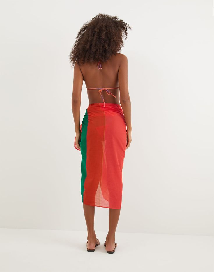 Be the bell of the resort with this classic elegant sarong, a must when accessorizing your swim attire.  Wear around your waist for coverage, or tie the edges around your neck and across your lower back for a dress-like cover up.Features: *Shade variance between swim and clothing can be expected due to fabric ; Style# VR253002 Elegant Tie-side Swimwear For Vacation, Elegant Tie-side Bottom Swimwear For Vacation, Red Tie-back Swimwear For Beachwear, Red Tie Back Swimwear For Beachwear, Chic Swimwear With Tie Waist For Vacation, Chic Tie-side Swim Skirt For Poolside, Chic Tie-side Bottom Swim Skirt For Poolside, Chic Tie Waist Swimwear For Beach, Beachwear Swimwear With Side Ties