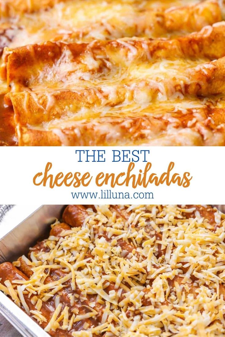 the best cheese enchiladas are made with cheesy bread and melted cheese