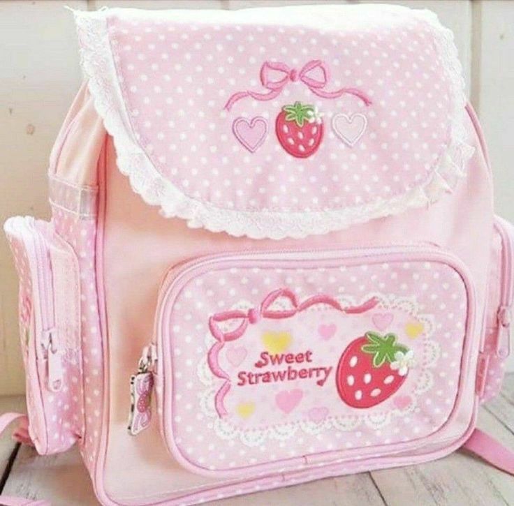 Kawaii Wardrobe, Pink Backpacks, Japanese Backpack, Cute Core, Kawaii Bags, Paris Vibes, Kawaii Backpack, Kawaii Accessories, Kawaii Fashion Outfits