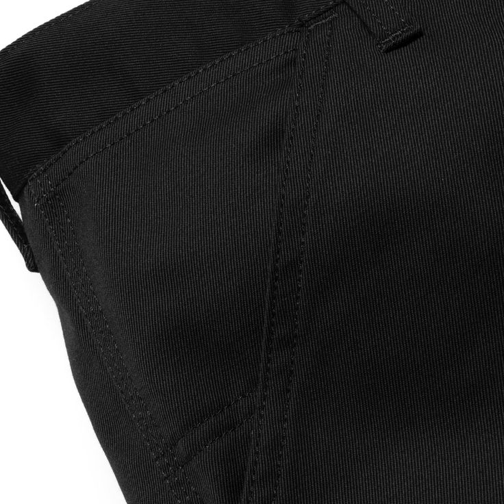 Color: Black - The Simple Pant has a work-inspired silhouette and is cut in a relaxed, straight leg fit. Patch pockets and triple stitch detailing are further nods to a classic Carhartt WIP aesthetic. This style is created in our Denison twill and rinsed for softness without compromising on durability. Stitch reinforcement at stress points adds to this pant’s durable qualities. For a more intricate workwear inspired design the Single Knee Pant () and Double Knee Pant () offer the same fit and po Knee Pants, Simple Man, Navy Blue Fabric, Carhartt Wip, Work Pants, Blue Fabric, Dark Navy, Black Pants, Mens Pants