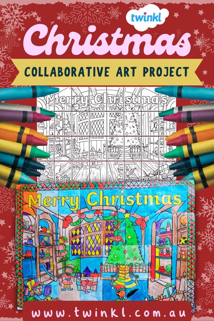 Our Christmas Collaborative Art Project would make a showstopping centrepiece for a Christmas classroom display or to brighten up a school corridor. Each child can colour in a sheet in their own individual style before you piece them all together to make a festive collaborative art piece. Collaborative Art Projects For Kids, School Corridor, Creative Teaching Ideas, Collaborative Art Projects, Colouring Sheets, Classroom Display, Christmas Activities For Kids, Art Projects For Kids, Christmas Classroom