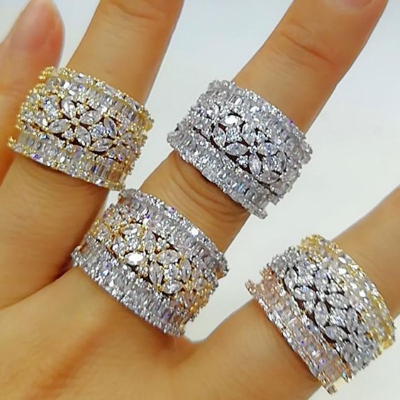 Luxury Diamond Ring Gift For Women, Luxury Diamond Ring For Women As Gift, Luxury Diamond Ring Gift, Luxury Diamond Rings With Elegant Design, Luxury Stackable Cubic Zirconia Wedding And Engagement Rings, Luxury Statement Diamond Wedding Ring, Luxury Cubic Zirconia Diamond Ring As A Gift, Luxury Cubic Zirconia Rings For Women, Luxury Statement Diamond Engagement Ring