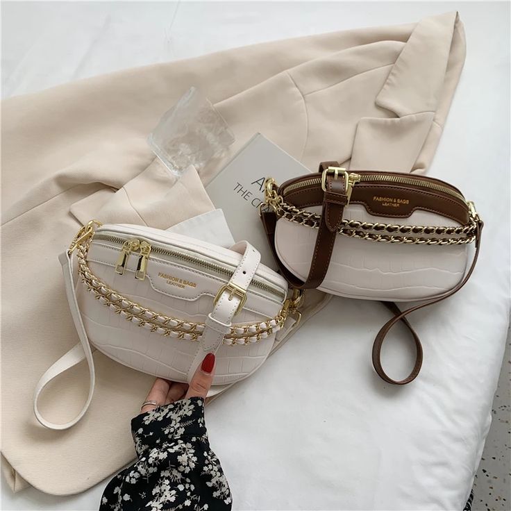 Vilche Women's Luxury Belt Handbag | Ultrasellershoes.com – Ultra Seller Shoes Trendy Beige Phone Bag With Zipper Closure, Trendy Rectangular Belt Bag With Zipper, Trendy White Phone Bag With Zipper Closure, Trendy White Phone Bag With Zipper, Trendy White Belt Bag With Cell Phone Pocket, Trendy Phone Bag With Zipper Pocket For On-the-go, Trendy Beige Chest Bag With Cell Phone Pocket, White Rectangular Belt Bag With Zipper Closure, Trendy Beige Belt Bag With Zipper Closure