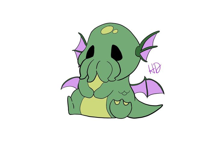 a green dragon with purple wings sitting down