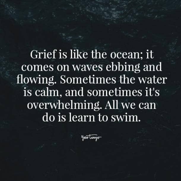 the quote grit is like the ocean it comes on waves ebbing and flowing