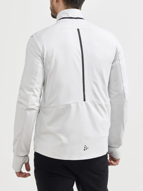 MEN'S ADV SUBZ LUMEN RUNNING JACKET 2 | Craft Sportswear US White Long Sleeve Track Jacket For Running, Functional Winter Windbreaker For Running, Functional White Outerwear For Running, Windproof Winter Activewear For Running, Winter Windproof Activewear For Running, White Moisture-wicking Track Jacket For Running, Winter Moisture-wicking Outerwear For Running, Technical Moisture-wicking Outerwear For Running, Technical Long Sleeve Windproof Track Jacket