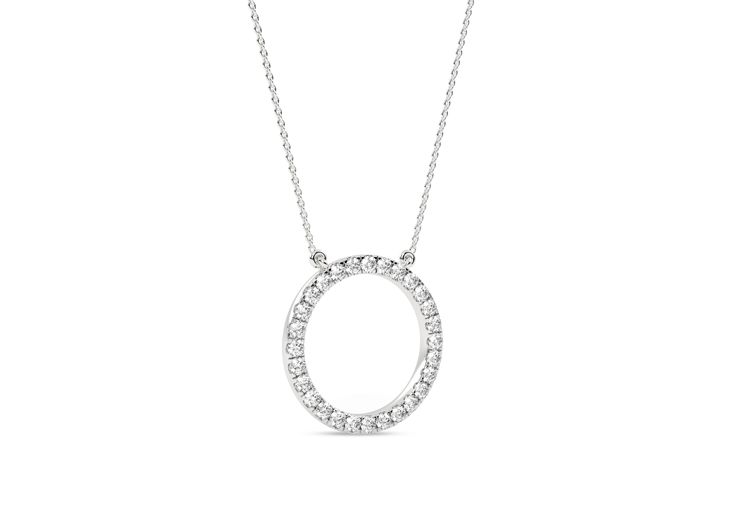 All-around exceptional. Timeless Round Necklace With Halo Setting, Modern Necklace With Round Diamond Accents, Classic Circle Diamond Jewelry, Fine Jewelry Halo Design Round Necklace, Classic Circle Jewelry With Brilliant Cut, Timeless Round Diamond Necklace With Halo Setting, White Gold Circle Jewelry With Brilliant Cut, Timeless Diamond White Round Necklaces, Timeless Round Pendant Necklaces With Halo Design