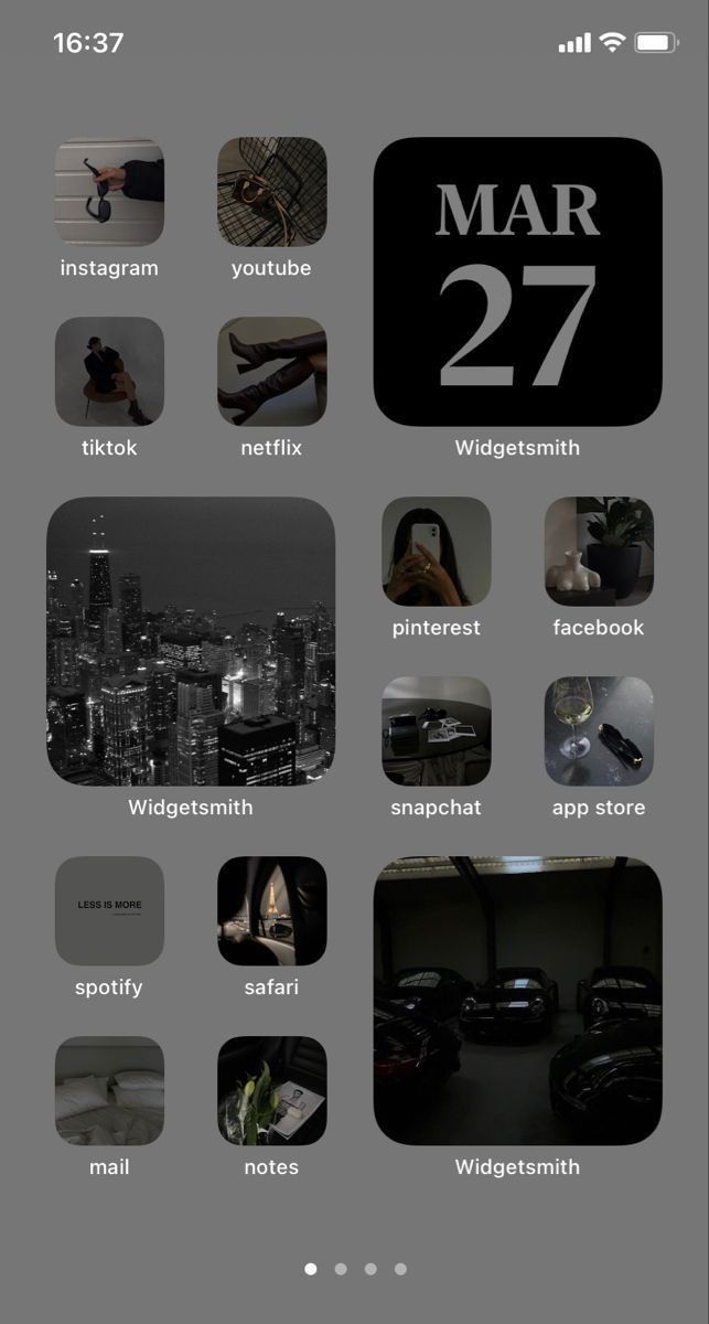 an iphone screen with many different images and text on the front, along with other pictures