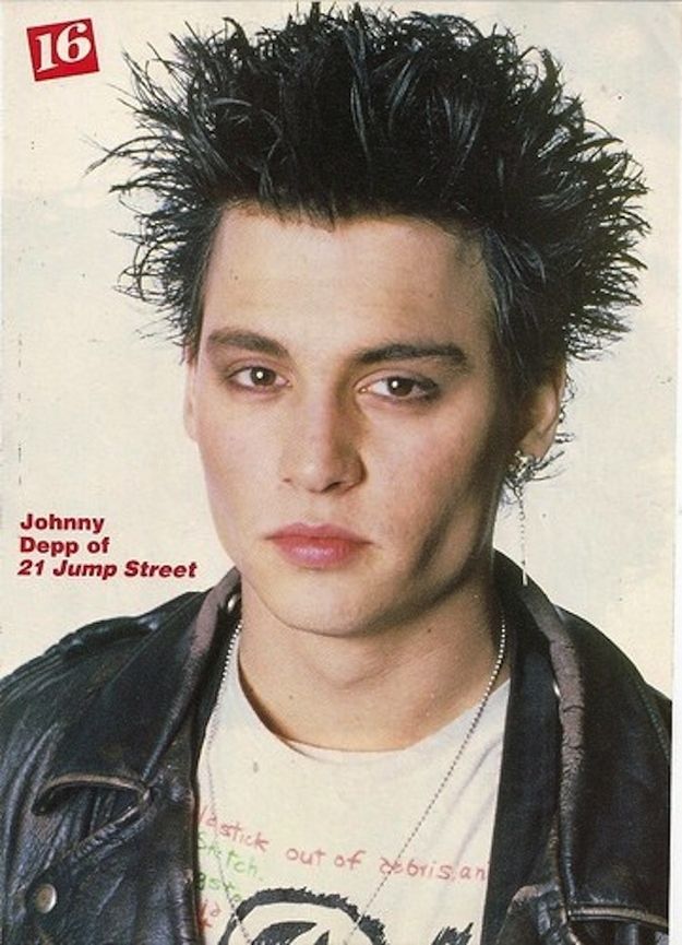 a magazine cover with a young man wearing a leather jacket