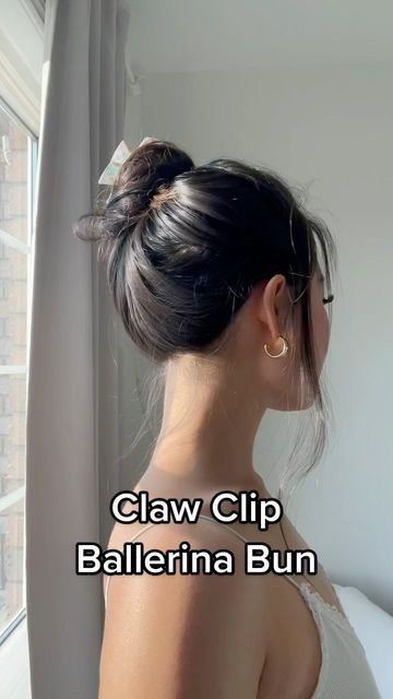 Claw Clip Bun, Clip Bun, Claw Clip Hairstyles, Bob Haircut Ideas, Bun Tutorial, Hair Tips Video, Clip Hairstyles, Claw Clips, Easy Hairstyles For Long Hair