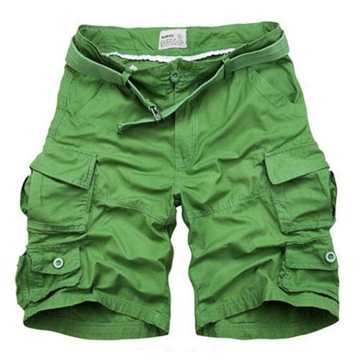 Gender: MaleItem Type: ShortsDecoration: PocketsFit Type: LoosePant Style: RegularPattern Type: SolidStyle: CasualWaist Type: MidMaterial: Cotton, PolyesterLength: Knee LengthClosure Type: Zipper Fly ﻿SKU: 1254411 Mens Short Pants, Shorts With Belt, Camouflage Shorts, Safari Style, Cargo Shorts Men, Grass Green, Shorts Men, Pant Style, Shorts With Pockets