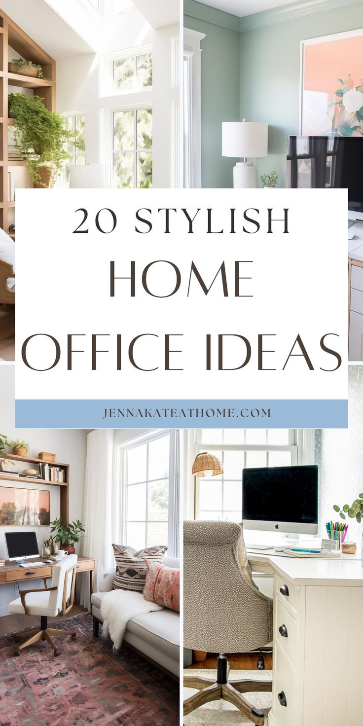 the top 20 stylish home office ideas