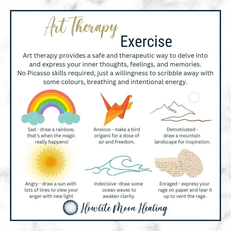 Dive into a world where creativity becomes your canvas for healing. Through the strokes of a brush or shaping of clay, discover a sanctuary where stress melts away, emotions find expression, and self-discovery blooms. Art therapy offers a safe space for expressive exploration, allowing you to tap into your inner strength, resilience, and joy. I encourage you to try art therapy with this quick exercise, where you'll gain insight into your emotions and hopefully develop some coping skills. How... Art Therapy Challenge, Mixed Emotions Art, Expressive Art Therapy Activities, Art And Emotions, Painting Prompts, Art Therapy Directives, Personality Art, Creative Exercises, Emotional Painting