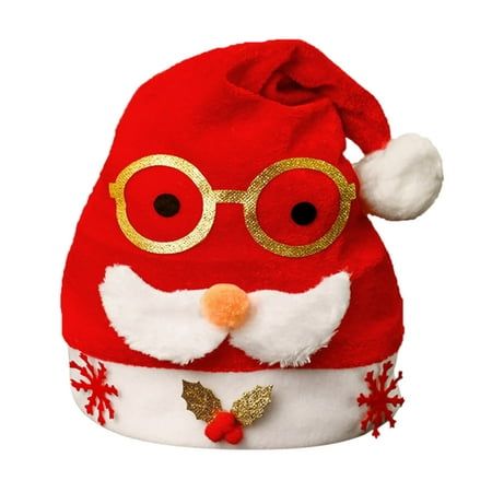 For more affordable and high-quality items, please search or click on the brandWOZHILAKA1PC Christmas Printed Soft Santa Hat Xmas Hat Christmas Hats Santa Cap For Christmas Party Christmas Cartoon Printed Hat Supplies Velvet Soft Thickening For Adult Features: Classic Christmas Decorations : The Christmas hats hat is perfect for most adult,santa hat is a women and men must-have for christmas,great gifts for friends and families. the Santa hat brings a nice atmosphere in the christmas, santa hat Funny Christmas Hats, Christmas Decor For Home, Holiday Photo Booth, Christmas Party Hats, Merry Christmas Decor, Santa Cap, Christmas Beanie, Party Cartoon, Classic Christmas Decorations