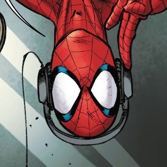 a spider - man mask is shown in this drawing