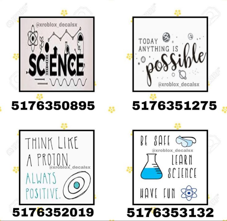 four different types of posters with the words science on them