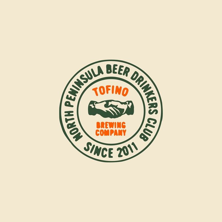 the logo for tofino brewing company, which has been named after its founder