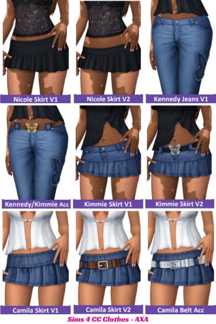 the different types of jeans for females are shown in this screenshoter's image