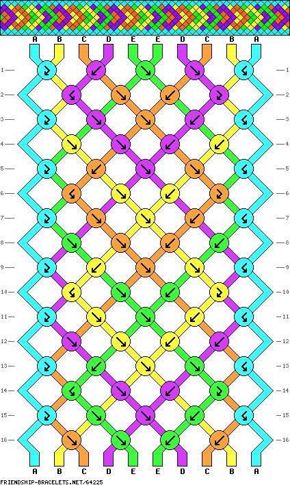 an image of a colorful pattern with numbers on it