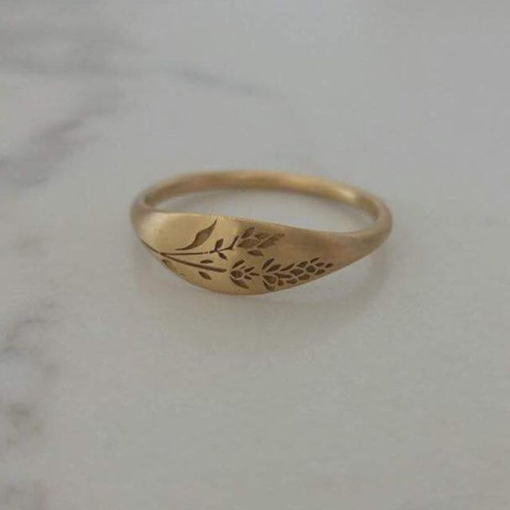 Gold flower signet ring 14k gold lavender flower ring flower | Etsy Elegant Engraved Open Flower Ring, Dainty Recycled Gold Promise Signet Ring, Dainty 14k Gold Signet Ring, Elegant Personalized Rings For Wedding, Elegant Personalized Wedding Rings, Delicate Gold Round Signet Ring, Dainty Signet Ring With Simple Design For Anniversary, Dainty 14k Gold Stamped Signet Ring, Dainty Engraved Rose Gold Ring Tarnish Resistant