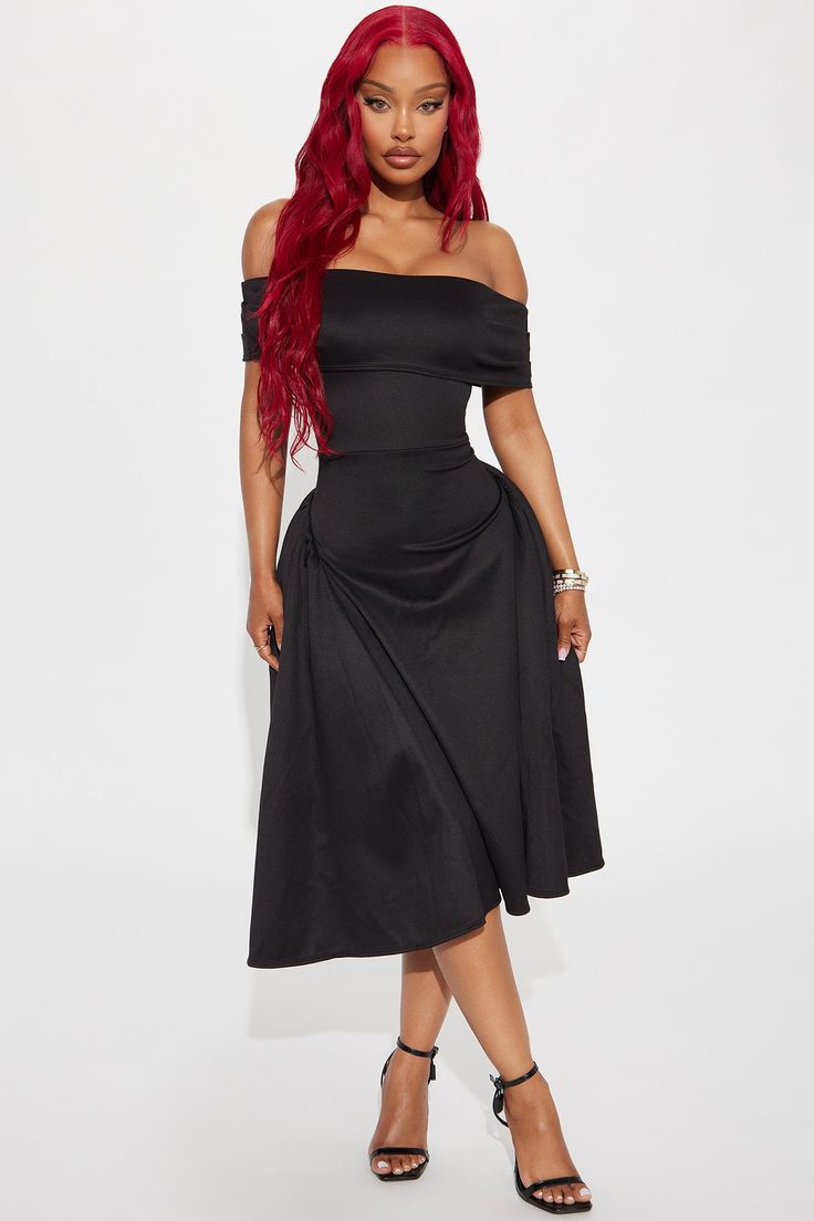 Available In Black. Off Shoulder Midi Dress Off Shoulder Short sleeves Ruched Stretch Length = 44" 95% Polyester 5% Spandex Imported | Very Demure Off Shoulder Midi Dress in Black size XS by Fashion Nova Black Stretch Off-shoulder Midi Dress, Black Ruched Midi Dress In Elastane, Black Off-shoulder Ruched Midi Dress, Flattering Solid Midi Dress For Evening, Solid Ruched Midi Dress For Evening, Flattering Midi Dress For Evening, Flattering Evening Midi Dress, Solid Color Ruched Midi Dress For Evening, Black Ruched Maxi Dress In Elastane