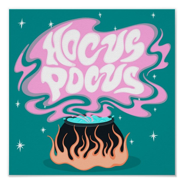 a poster with the words acne pros above a burning caulder filled with liquid