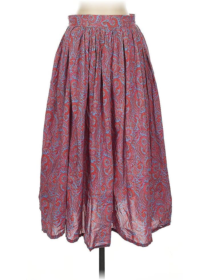 Alcoolique Casual Skirt Size: 26 Bottoms - used. 100% COTTON, Paisley | Alcoolique Casual Skirt: Pink Paisley Bottoms - Size 26 Pink Paisley, Casual Skirt, Womens Bottoms, Paisley, Women Handbags, Skirt, Handbags, Red, Pink