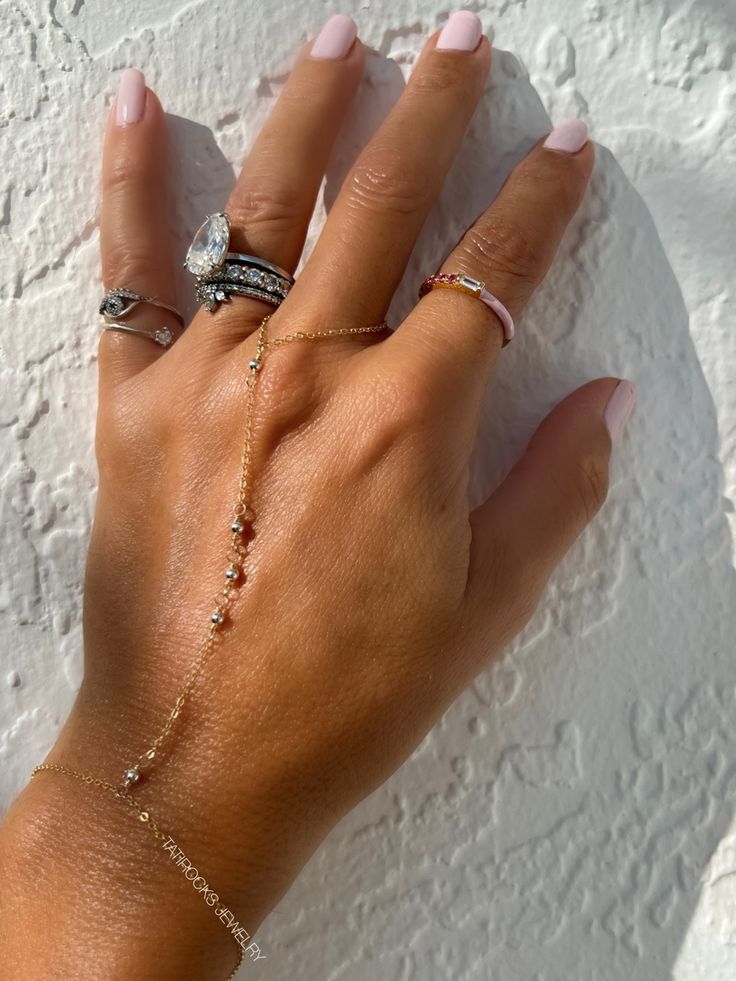 Finger Bracelet Gold, Gold Hand Chain, Finger Bracelets, Hand Chain Bracelet, Solid Gold Bracelet, Gold Hand, Palm Beach Fl, Hand Chain, Gold Hands