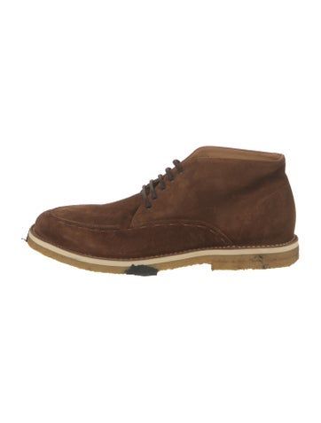 Armando Cabral Suede Ankle Lace-Up BootsBrownLeather & Rubber TrimRound-ToesLace-Up Closure at UppersIncludes Box Brown Lace-up Chukka Boots With Stitched Sole, Brown Lace-up Desert Boots With Stitched Sole, Brown Ankle Chukka Boots For Work, Brown Desert Boots With Stitched Sole, Brown Business Desert Boots With Leather Lining, Brown Leather Sole Desert Boots For Business, Brown Chukka Boots With Leather Sole, Brown Suede-lined Desert Boots For Workwear, Brown Suede Workwear Boots