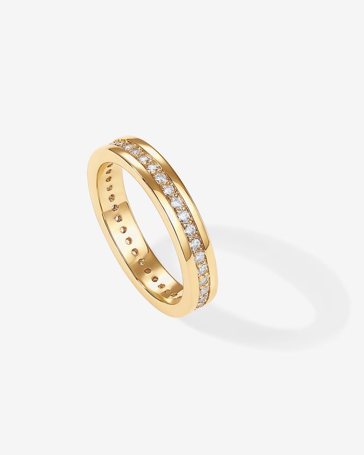 This infinity design features a line of AAAAA cubic zirconia down the middle of two solid smooth borders. It can be worn alone or stacked with other rings to elevate any outfit!These rings have a minimalist design that feels both timeless and on-trend. Description: Measurements: Band Width: 4mm. 18K yellow gold or Rhodium plated. AAAAA Cubic Zirconia. Ring Sizes: #5, #6, #7, #8, #9. Infinity Design, Infinity Ring, Chunky Jewelry, Jade Ring, Toggle Bracelet, Beaded Anklets, Ring Sizes, Bracelet Collection, Chain Earrings